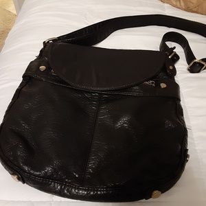 All leather purse